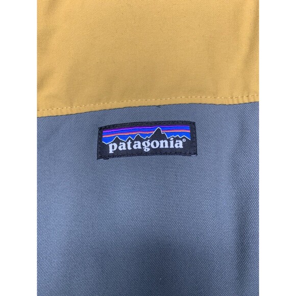 Patagonia Bivy Duck Down Jacket Mens Medium Puffer Coat 28322 Forge Grey Tan - Picture 3 of 16